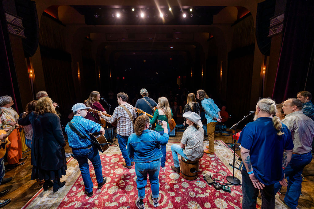 Full ensemble on the Franklin Theatre stage